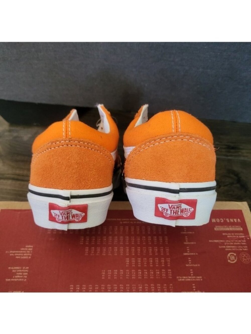 Vans Old Skool Orange Tiger Women 5.5 VNOA5KRFAVM (2022) Suede Canvas 0826 - Picture 6 of 8